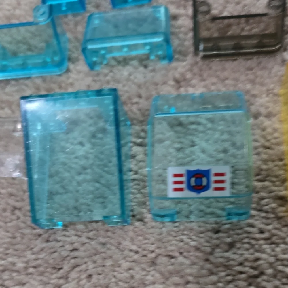 LEGO Assorted Transparent Roof & Hood Pieces